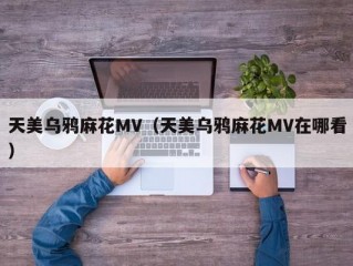天美乌鸦麻花MV（天美乌鸦麻花MV在哪看）